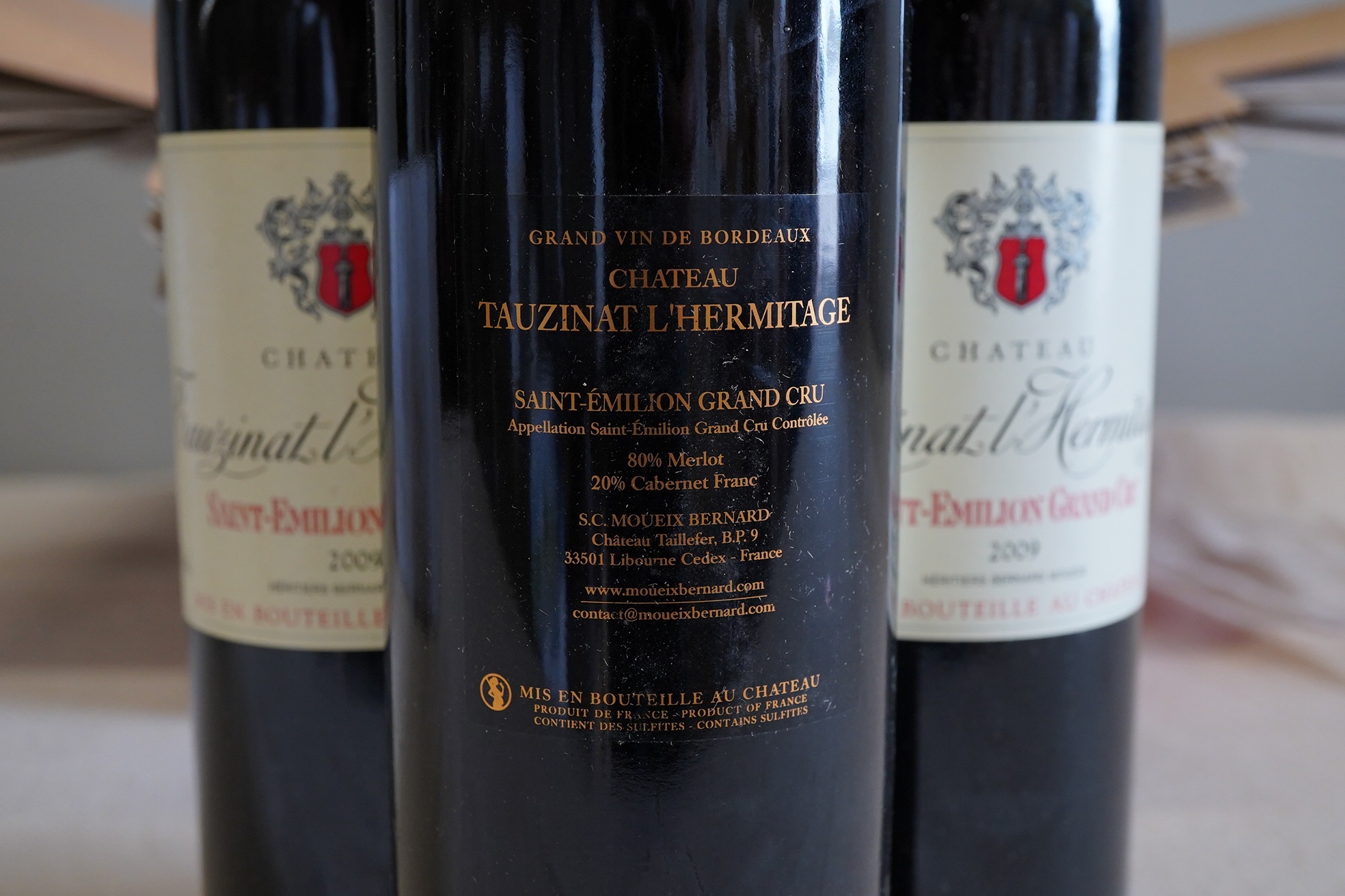 Château Tauzinat, l'Hermitage, 2009